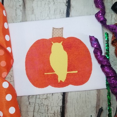 reverse applique pumpkin applique design